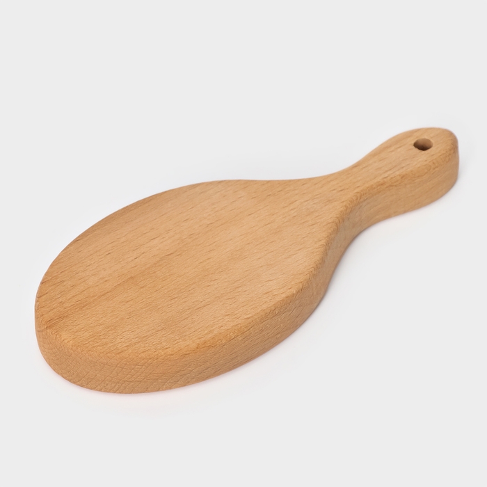 Доска разделочная для канапе и фудфото, овальная, 15×7×1,6 см, бук Доска разделочная для канапе и фудфото, овальная, 15×7×1,6 см, бук
