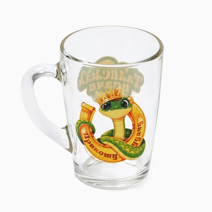 Новый год. Кружка стеклянная «Талисман», 300 мл