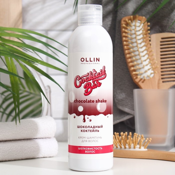 Шампунь-крем Ollin Professional шелковистость волос, 400 мл Шампунь-крем Ollin Professional шелковистость волос, 400 мл