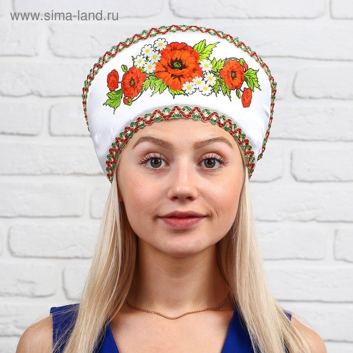 Кокошник  Кокошник "Маки"