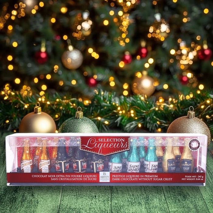 Новый год. Шоколад фигурный REGLETTE Новый год. Шоколад фигурный REGLETTE "SELECTION LIQUEURS, с ликёром, 13 г