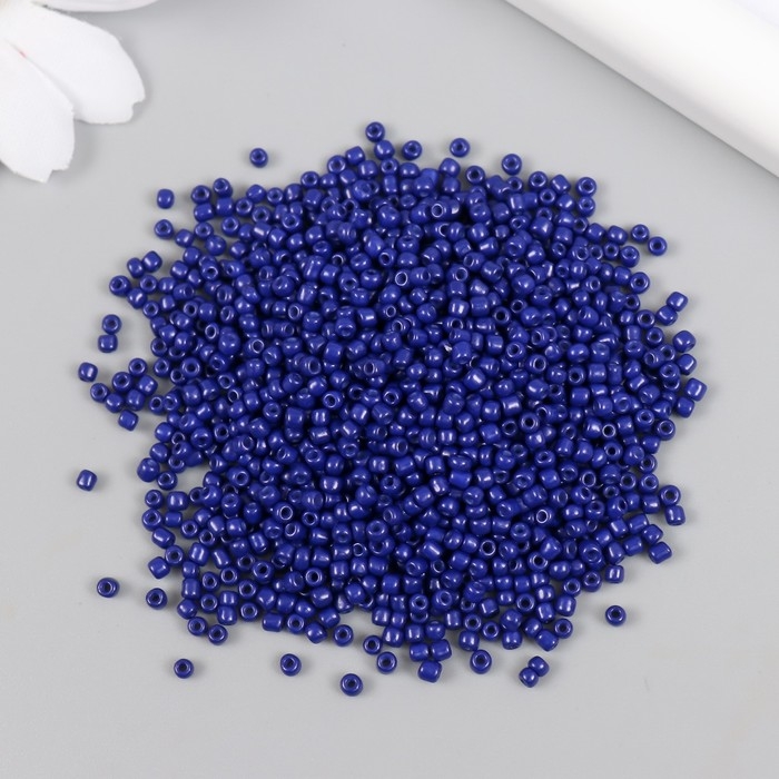 Бисер стекло 12/0  Бисер стекло 12/0 "Сапфир" яркий 450 гр