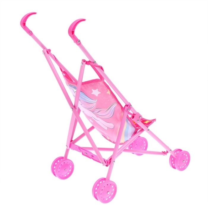 Коляска для кукол «Единорожка», трость Коляска для кукол «Единорожка», трость