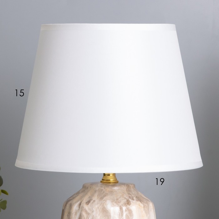 Лампа настольная Лампа настольная "Верита" 1х40Вт Е14 коричневый 20х20х31см