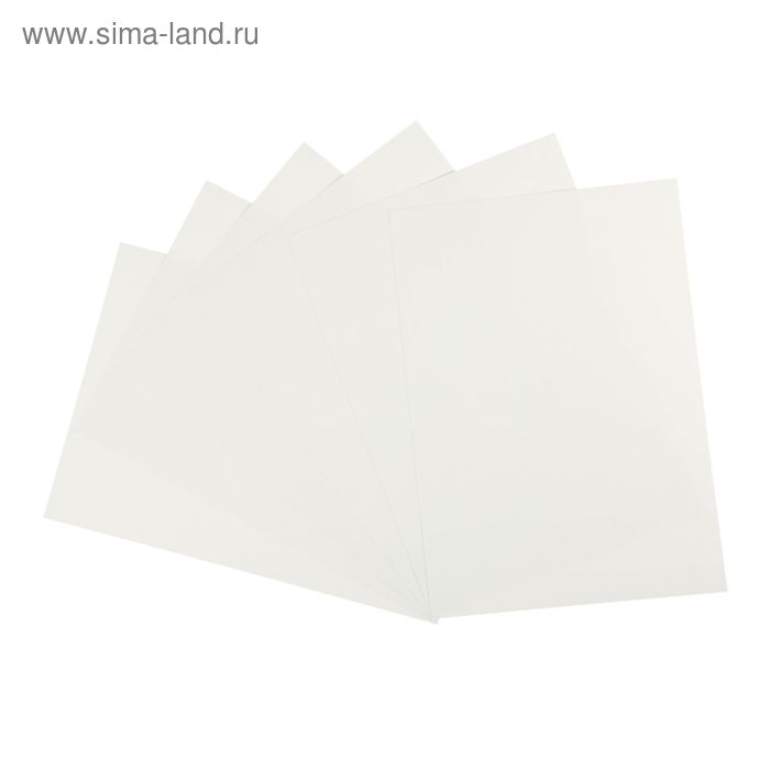 Картон белый А4, 6 листов  Картон белый А4, 6 листов "Каляка-Маляка", мелованный