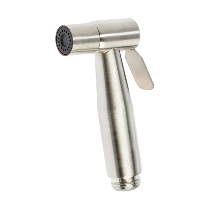 Гигиеническая лейка ZEIN Z4162, 1 режим, нержавеющая сталь, цвет сатин Гигиеническая лейка ZEIN Z4162, 1 режим, нержавеющая сталь, цвет сатин