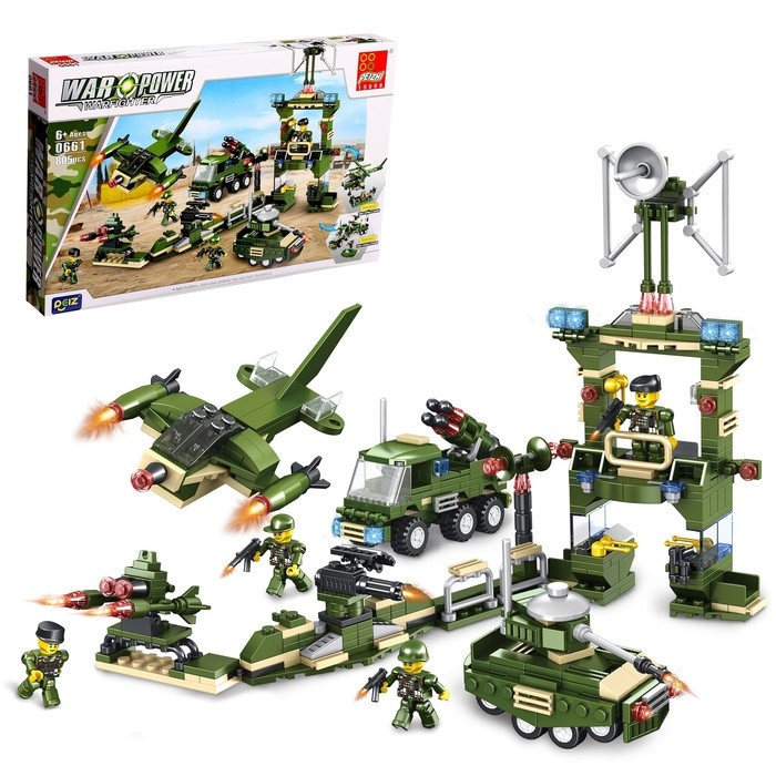 Конструктор Военные «Боевая часть», 805 деталей Конструктор Военные «Боевая часть», 805 деталей