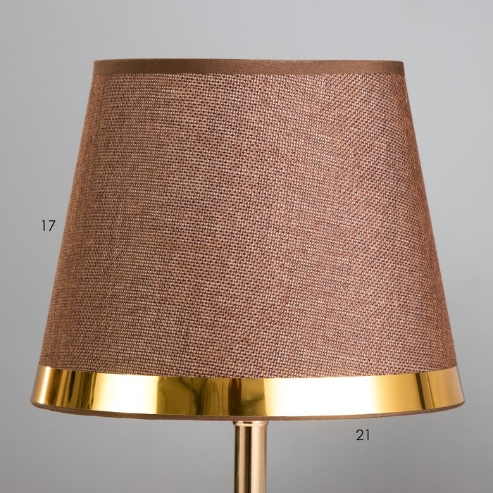 Настольная лампа с подсветкой Настольная лампа с подсветкой "Беатриса" Е27 40Вт золото 22х22х37,5 см