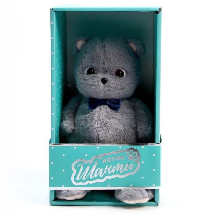 Мягкая игрушка «Кот шанти», с бабочкой, 26 см Мягкая игрушка «Кот шанти», с бабочкой, 26 см