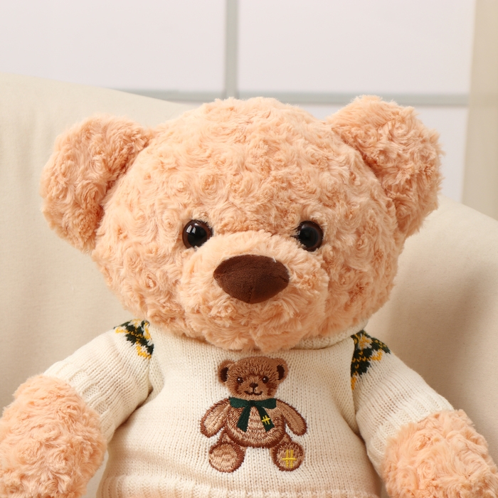 Мягкая игрушка «Медведь», в кофте, 50 см, цвет бежевый Мягкая игрушка «Медведь», в кофте, 50 см, цвет бежевый