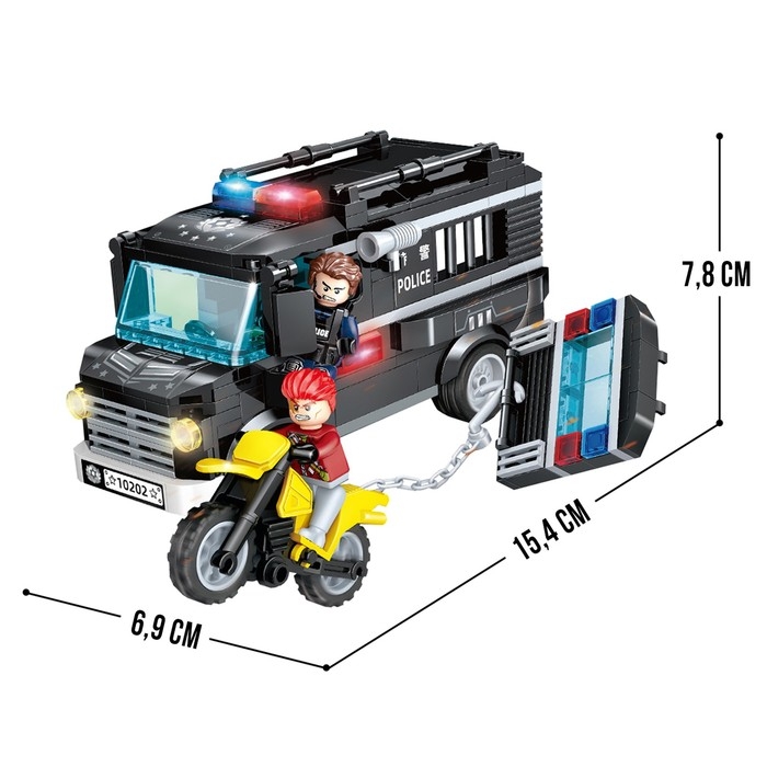 Конструктор «Спецназ. Броневик S.W.A.T.», 263 детали Конструктор «Спецназ. Броневик S.W.A.T.», 263 детали