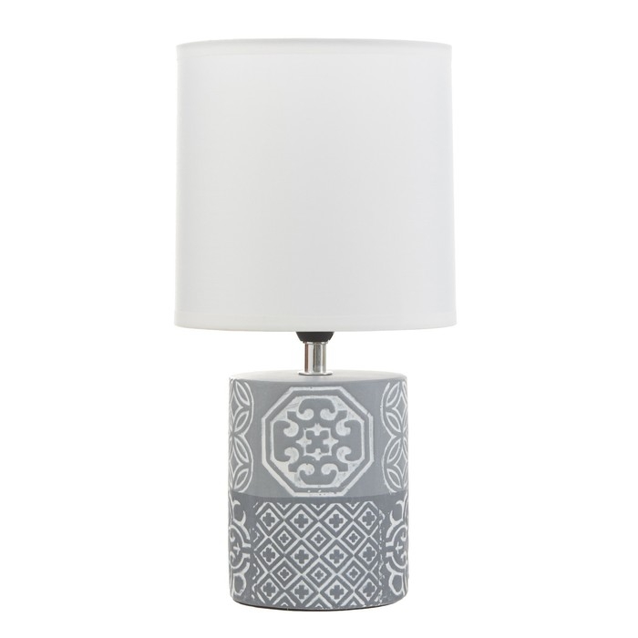 Настольная лампа Настольная лампа "Агата" Е14 40Вт серый 16х16х31 см RISALUX