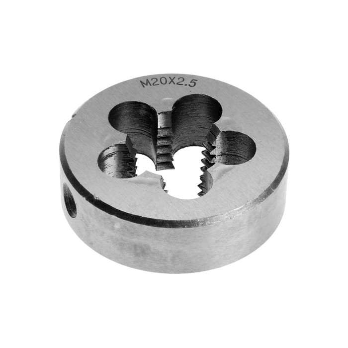 Плашка метрическая ТУНДРА, М20 х 2.5 мм Плашка метрическая ТУНДРА, М20 х 2.5 мм