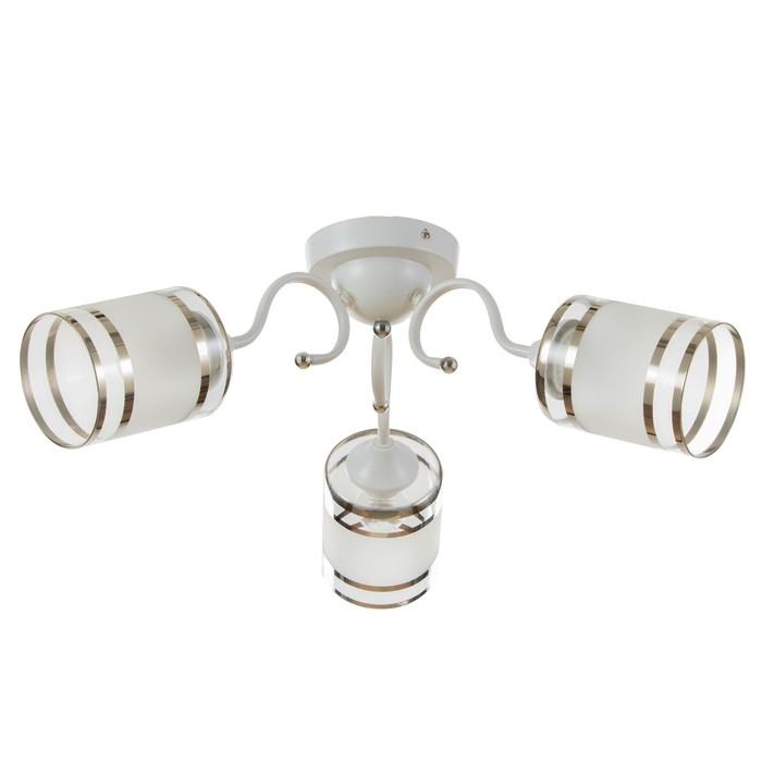 Люстра Люстра " Эмма" 3хЕ27 40Вт белый 51х51х25см BayerLux