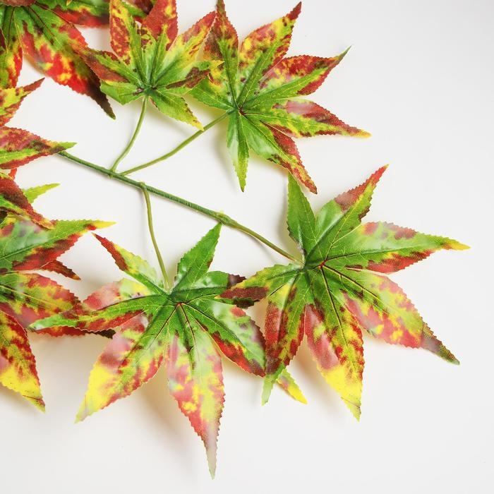 Декор «Листья на ветке» цвет жёлто-коричнево-зелёный Декор «Листья на ветке» цвет жёлто-коричнево-зелёный