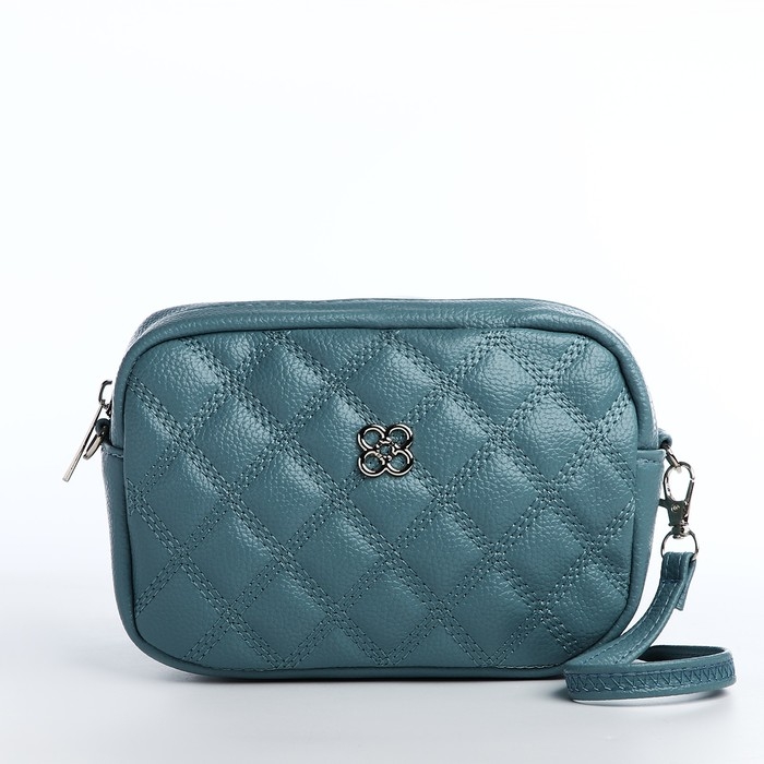 Сумка кросс-боди на молнии, цвет голубой Сумка кросс-боди на молнии, цвет голубой