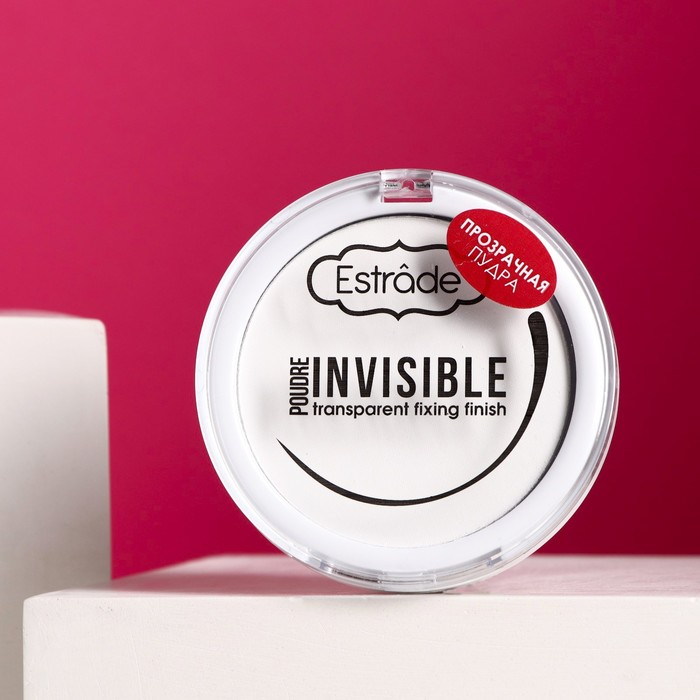 Пудра-финиш для лица Estrade Invisible, тон 100, прозрачный Пудра-финиш для лица Estrade Invisible, тон 100, прозрачный