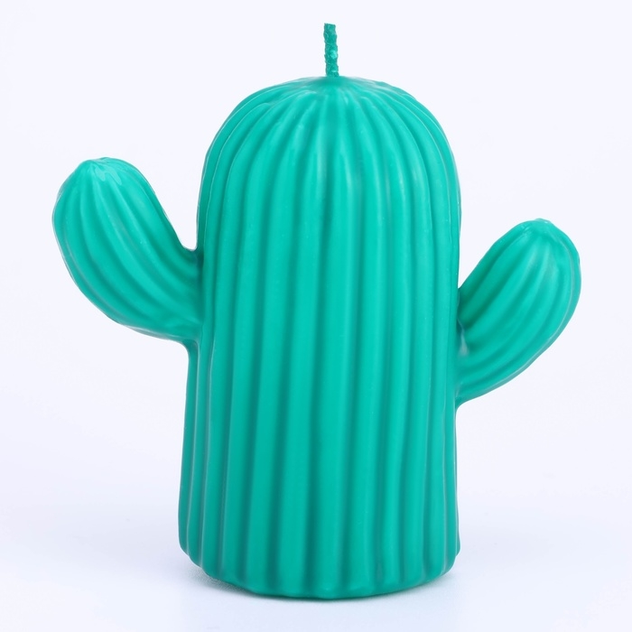 Свеча фигурная  Свеча фигурная "Кактус", 6,5 см, зеленый