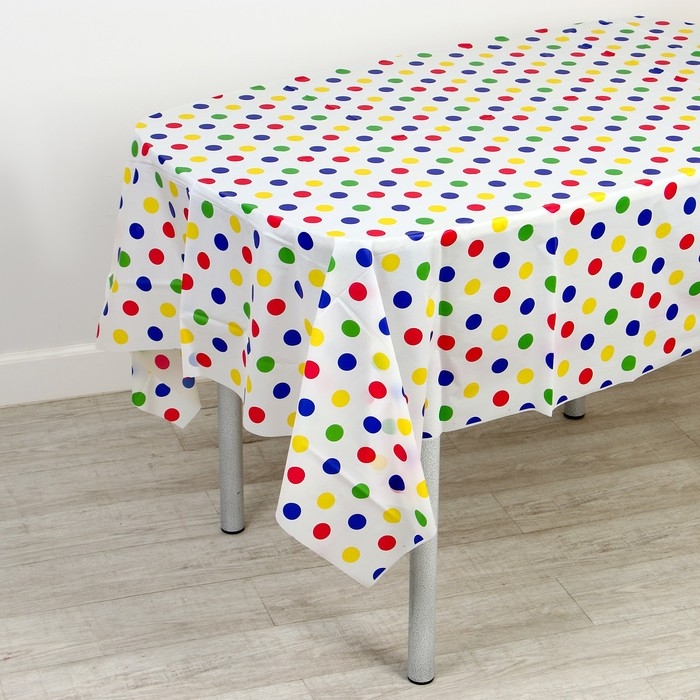 Скатерть &laquo;Конфетти&raquo;, 137х274 см.