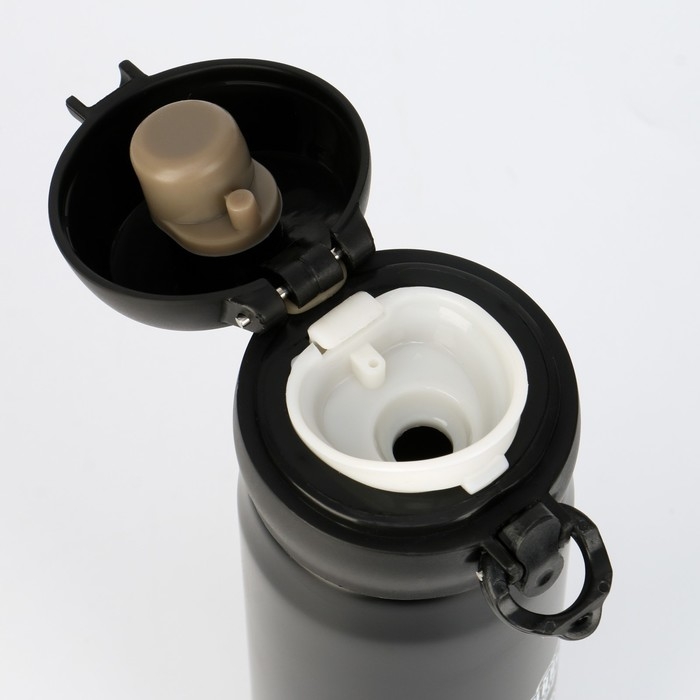 Термос, 420 мл, Топ  Термос, 420 мл, Топ "Мастер К. Настоящий мужчина", сохраняет тепло 8 ч, 7х26 см