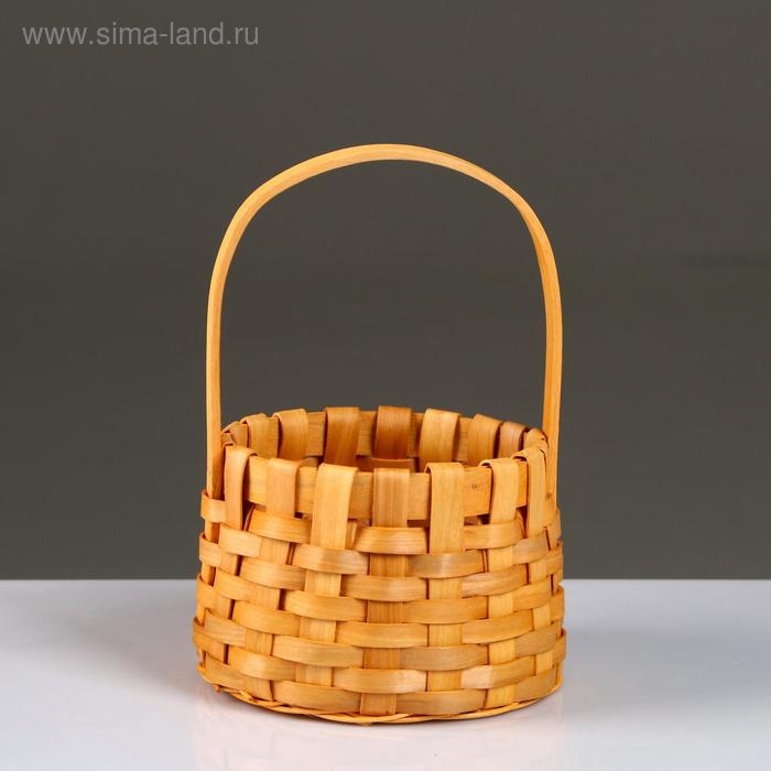 Набор корзин плетеных, секвойя, 18х12/26 см, 13,5х10,5/23 см, 2 шт., натуральный Набор корзин плетеных, секвойя, 18х12/26 см, 13,5х10,5/23 см, 2 шт., натуральный