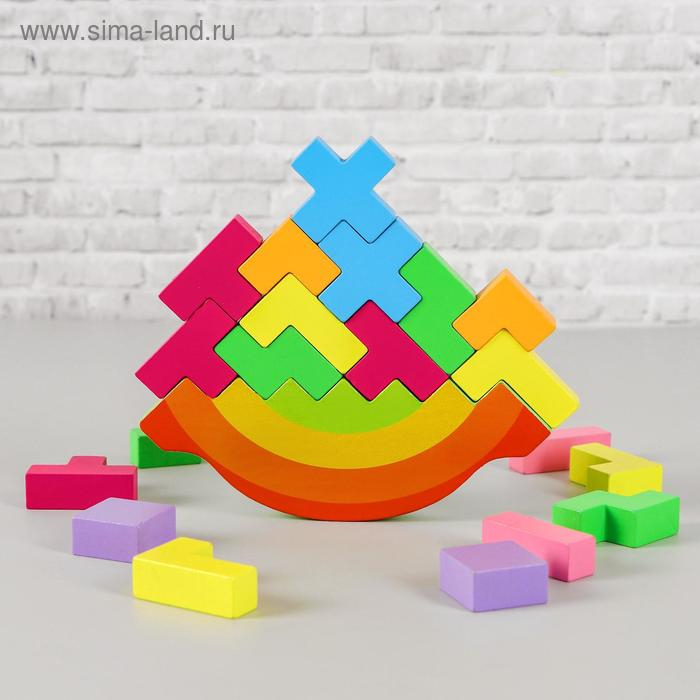 Балансир Балансир "Тетрис" 22,5х22,5х2 см, 21 элемент