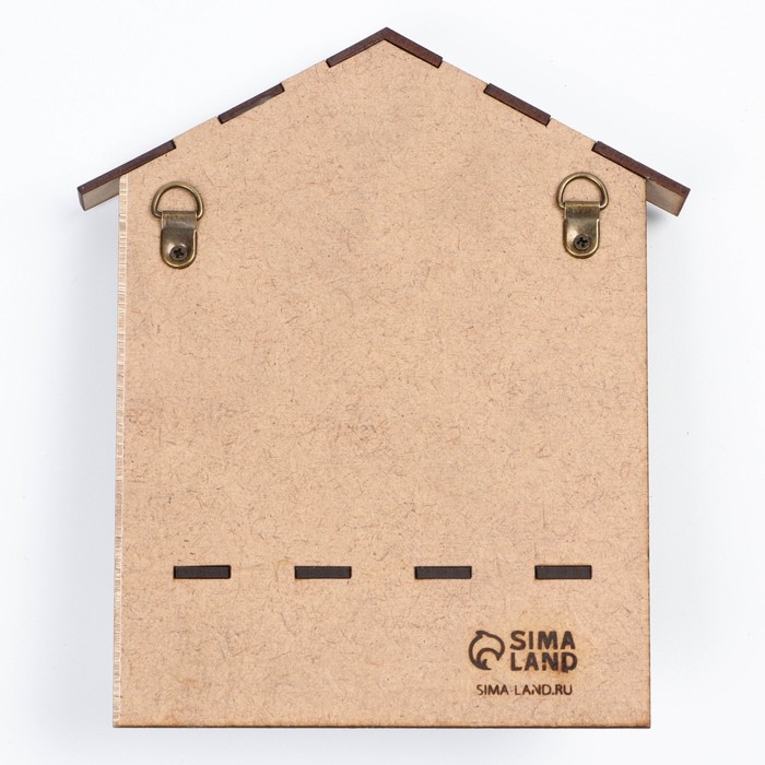 Ключница настенная новогодняя «Новогодний дом», на Новый год Ключница настенная новогодняя «Новогодний дом», на Новый год