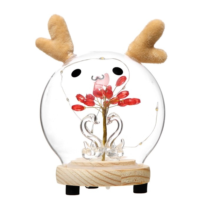 Ночник Ночник "Лосяш" LED от батареек 3хLR44 10,5х10,5х15 см RISALUX