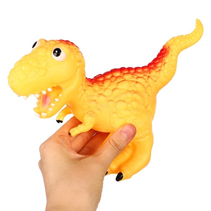Резиновая игрушка для ванны «Динозавр: Тираннозавр», 22 см, с пищалкой, Крошка Я Резиновая игрушка для ванны «Динозавр: Тираннозавр», 22 см, с пищалкой, Крошка Я