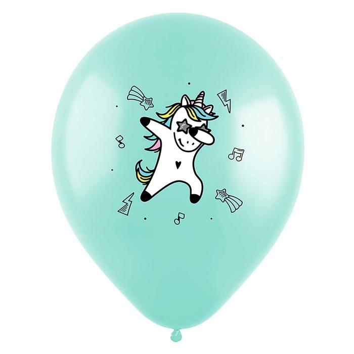 Шар латексный 12 Шар латексный 12" «Милый единорог», пастель, набор 100 шт., цвета МИКС
