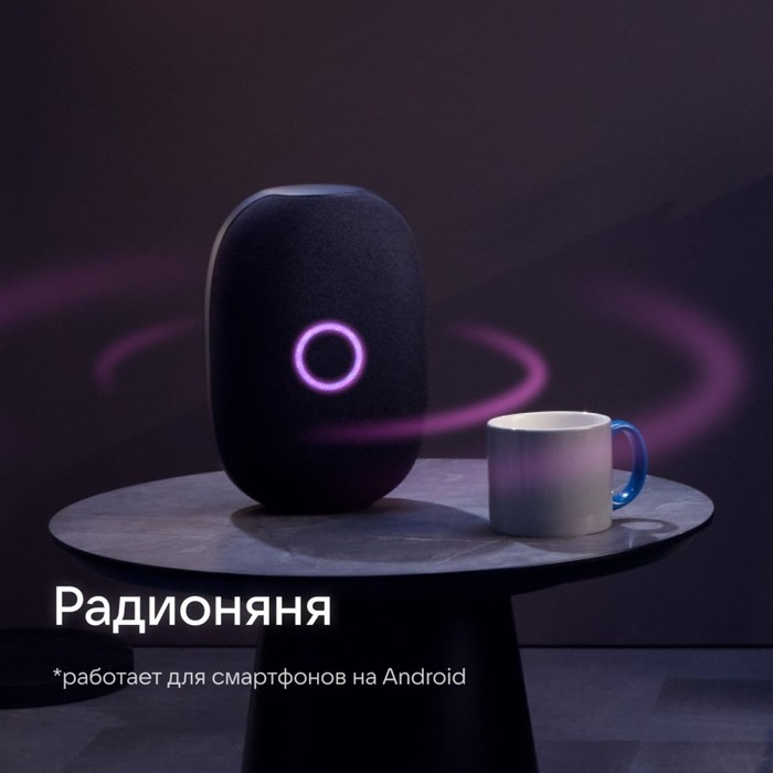 Умная колонка VK Капсула (MRC01BL), голосовой помощник Маруся, 30 Вт, Wi-Fi, BT 5.0, черная Умная колонка VK Капсула (MRC01BL), голосовой помощник Маруся, 30 Вт, Wi-Fi, BT 5.0, черная