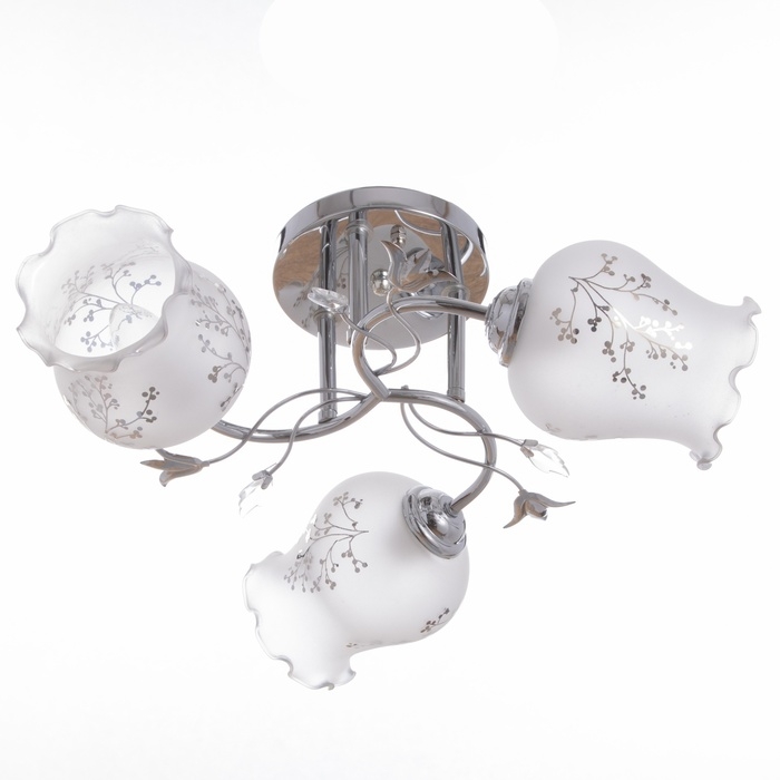 Люстра Люстра "Дикс" 3х40Вт Е27 Хром МОДЕЛЬ: 2612366