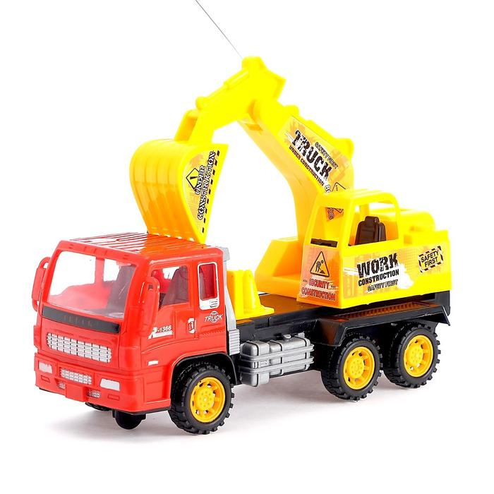Грузовик радиоуправляемый «Экскаватор», работает от батареек Грузовик радиоуправляемый «Экскаватор», работает от батареек