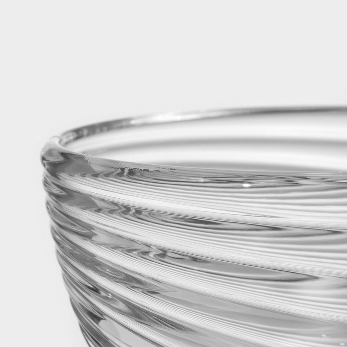 Набор стеклянных креманок для мороженого «Свирл», 300 мл, 3 шт Набор стеклянных креманок для мороженого «Свирл», 300 мл, 3 шт