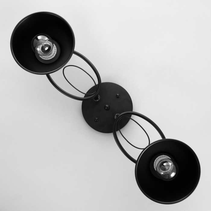 Люстра Люстра "Эдмас" 2хЕ27 40Вт черный 58х15х22 см BayerLux