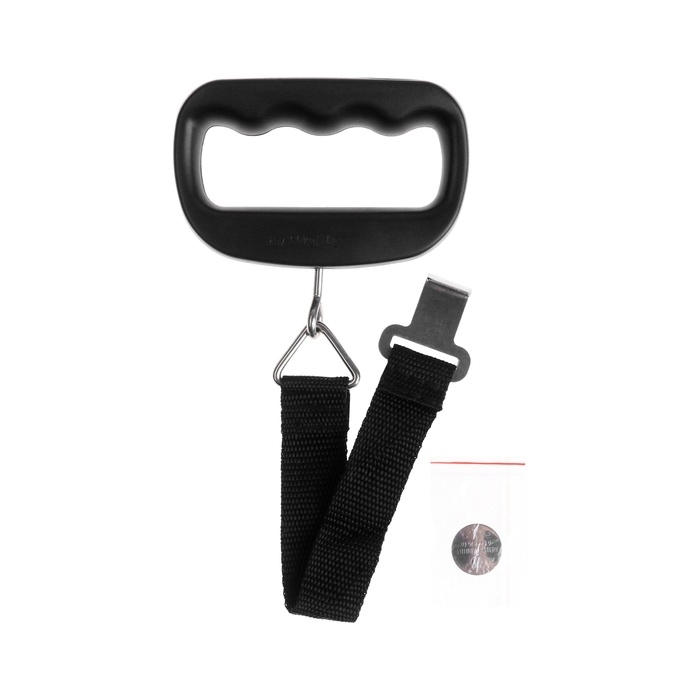 Весы багажные Luazon LVU-06, до 50 кг, чёрные, лента Весы багажные Luazon LVU-06, до 50 кг, чёрные, лента