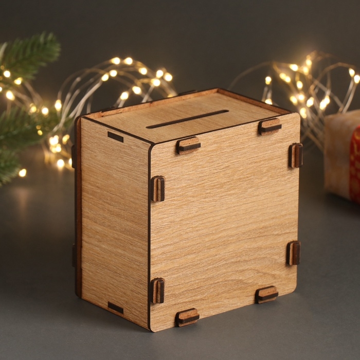 Новогодняя копилка  Новогодняя копилка "Снеговик" 12х12х9 см