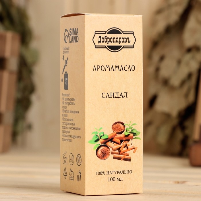 Эфирное масло Эфирное масло "Сандал", 100 мл "Добропаровъ"