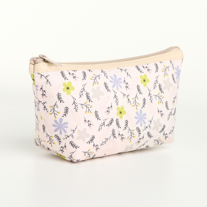 Набор косметичек 2 в 1 на молнии, цвет бежевый Набор косметичек 2 в 1 на молнии, цвет бежевый