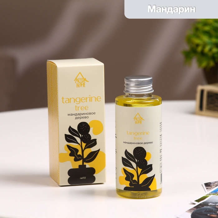 Наполнитель для ароматического диффузора Мандариновое дерево 100 мл Наполнитель для ароматического диффузора Мандариновое дерево 100 мл