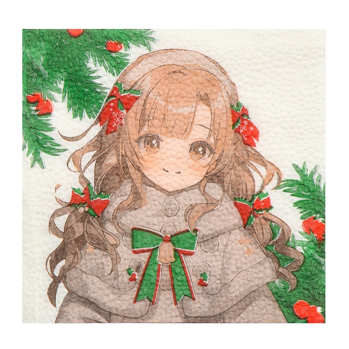 Салфетки новогодние бумажные «С Новым годом: аниме», однослойные, 24х24 см, 20 шт. Салфетки новогодние бумажные «С Новым годом: аниме», однослойные, 24х24 см, 20 шт.