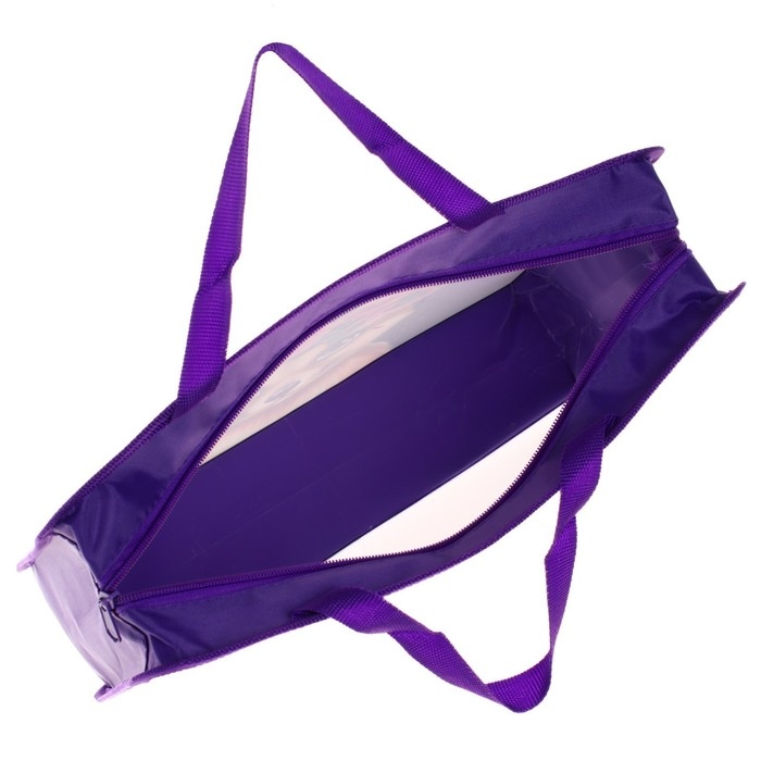 Папка с ручками А4, 330 х 260 х 75 мм, пластиковая, ручки-тесьма, Calligrata Папка с ручками А4, 330 х 260 х 75 мм, пластиковая, ручки-тесьма, Calligrata "Бабочки"