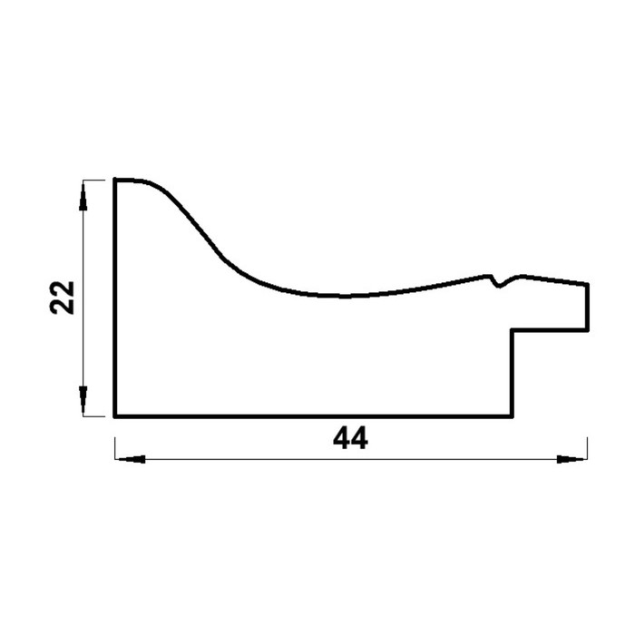 Фоторамка пластик Фоторамка пластик "МИРАМ" 30х40 см, 674483-15, (пластиковый экран)