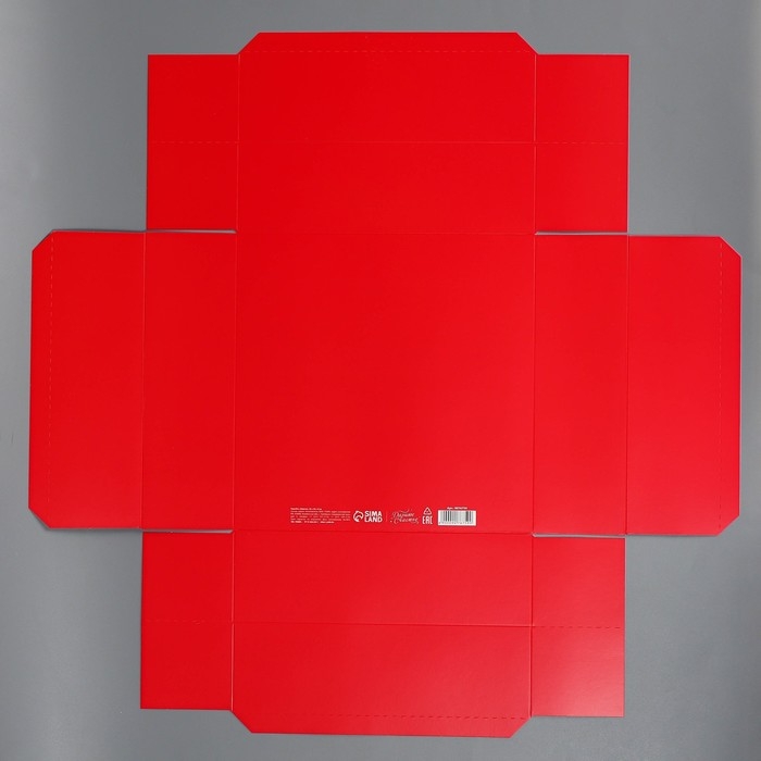 Коробка новогодняя складная «Новогодний город», 26 х 26 х 8 см, Новый год Коробка новогодняя складная «Новогодний город», 26 х 26 х 8 см, Новый год