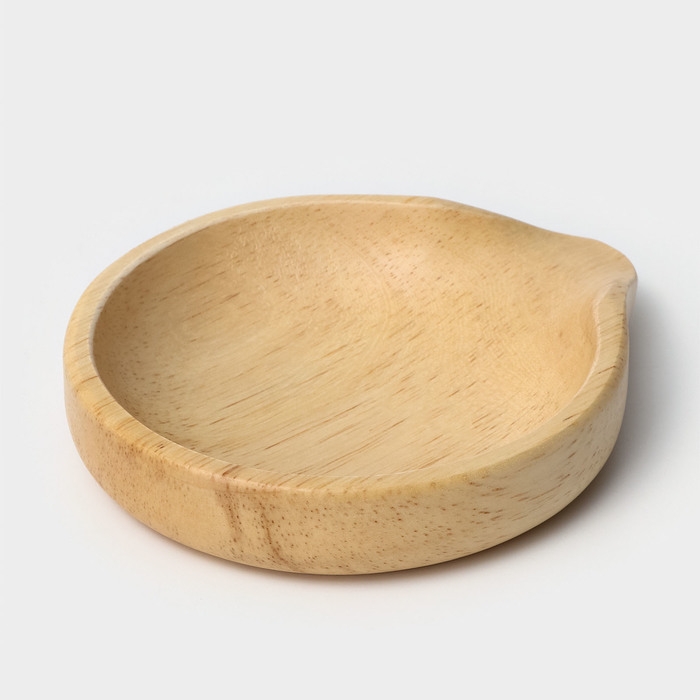 Подставка под ложку, 11,5×13,5×2,5 см, гевея Подставка под ложку, 11,5×13,5×2,5 см, гевея