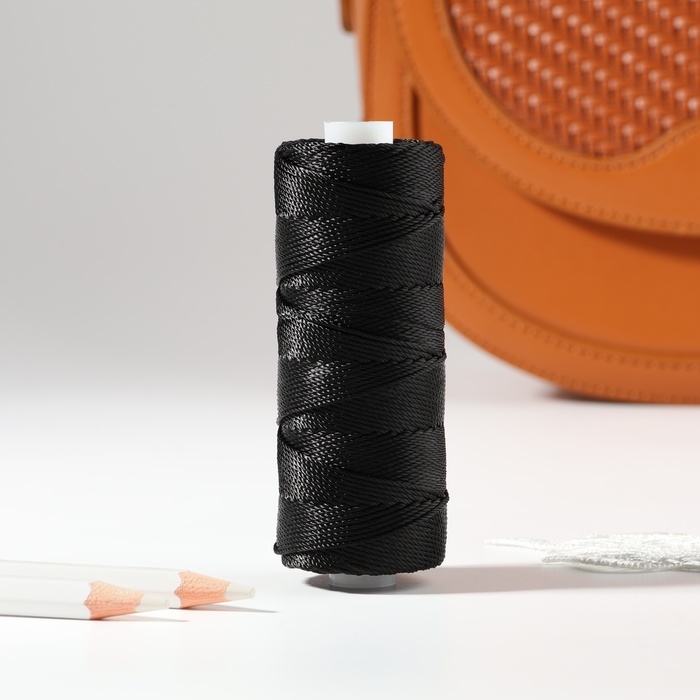 Нитки 375К, 120 м, цвет чёрный №6818 Нитки 375К, 120 м, цвет чёрный №6818