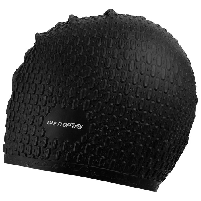Шапочка для бассейна взрослая ONLYTOP Swim, силиконовая, обхват 54-60 см, цвета МИКС Шапочка для бассейна взрослая ONLYTOP Swim, силиконовая, обхват 54-60 см, цвета МИКС