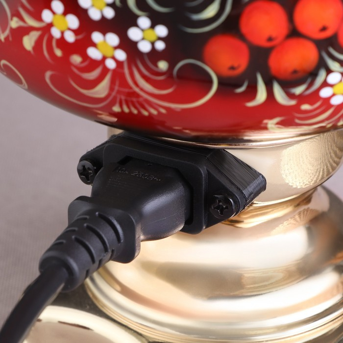 Набор «Рябина», 3 предмета, самовар 3 л, заварочный чайник 0,7 л, поднос Набор «Рябина», 3 предмета, самовар 3 л, заварочный чайник 0,7 л, поднос