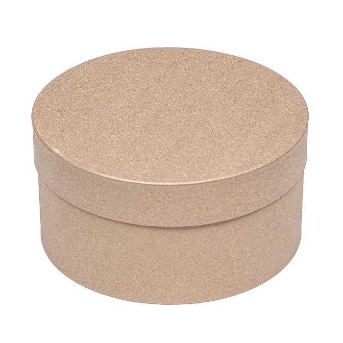 Коробка круглая крафт, 25 х12 см Коробка круглая крафт, 25 х12 см