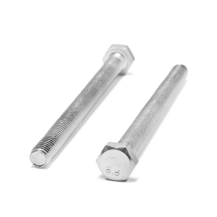 Болт ТУНДРА, оцинкованный, DIN 933, класс прочности 8.8, М6х80 мм, 1 кг Болт ТУНДРА, оцинкованный, DIN 933, класс прочности 8.8, М6х80 мм, 1 кг